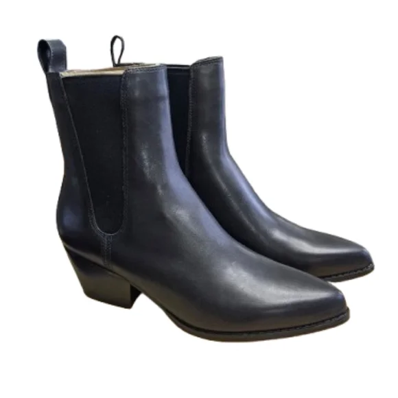 Michael Kors Kinlee Leather Bootie Size 7.5 - Picture 4 of 9